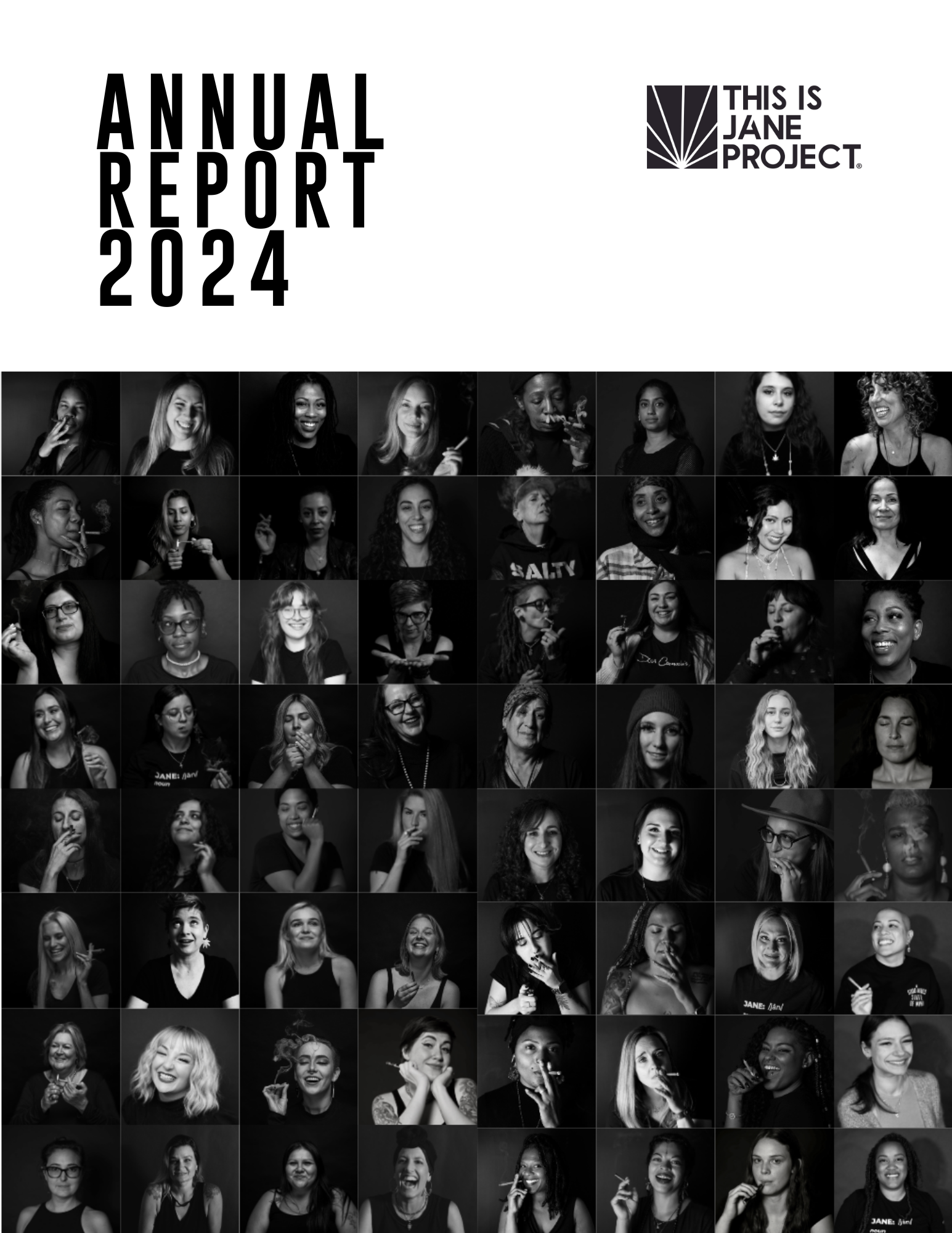 This is Jane Project 2024 Annual Report from the Executive Director.