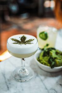 Cannabis infused mocktail beverage